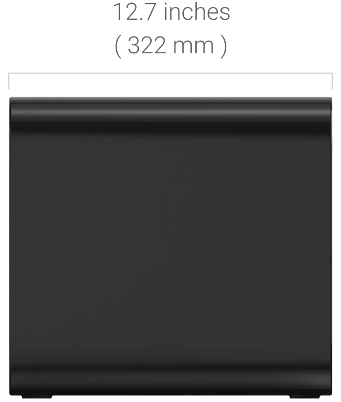 Dimensions for WiiM SubPro