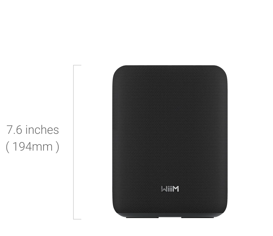 Dimensions for WiiM Sound