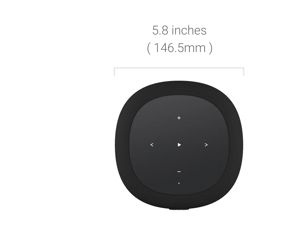 Dimensions for WiiM Sound Lite