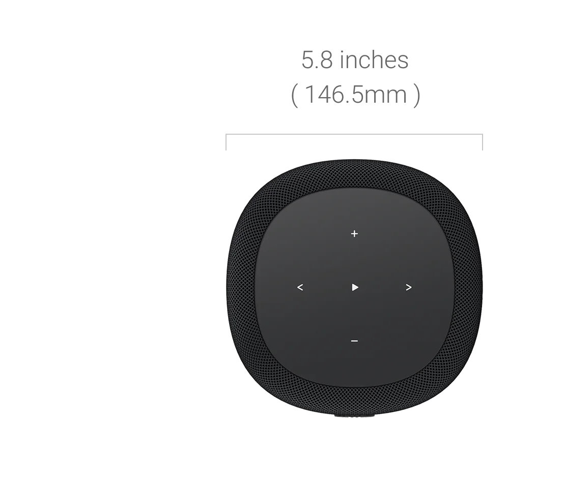 Dimensions for WiiM Sound