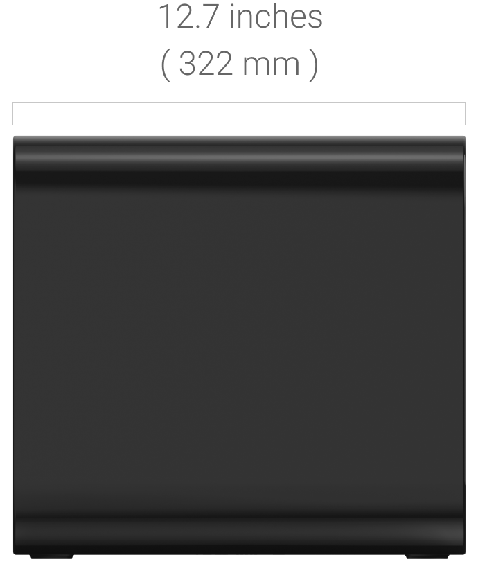 Dimensions for WiiM SubPro