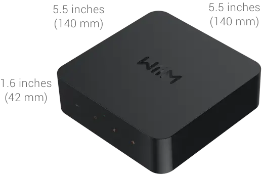 Dimensions for WiiM Pro & Pro Plus