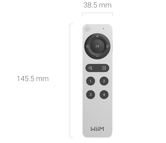 Dimensions for WiiM A10