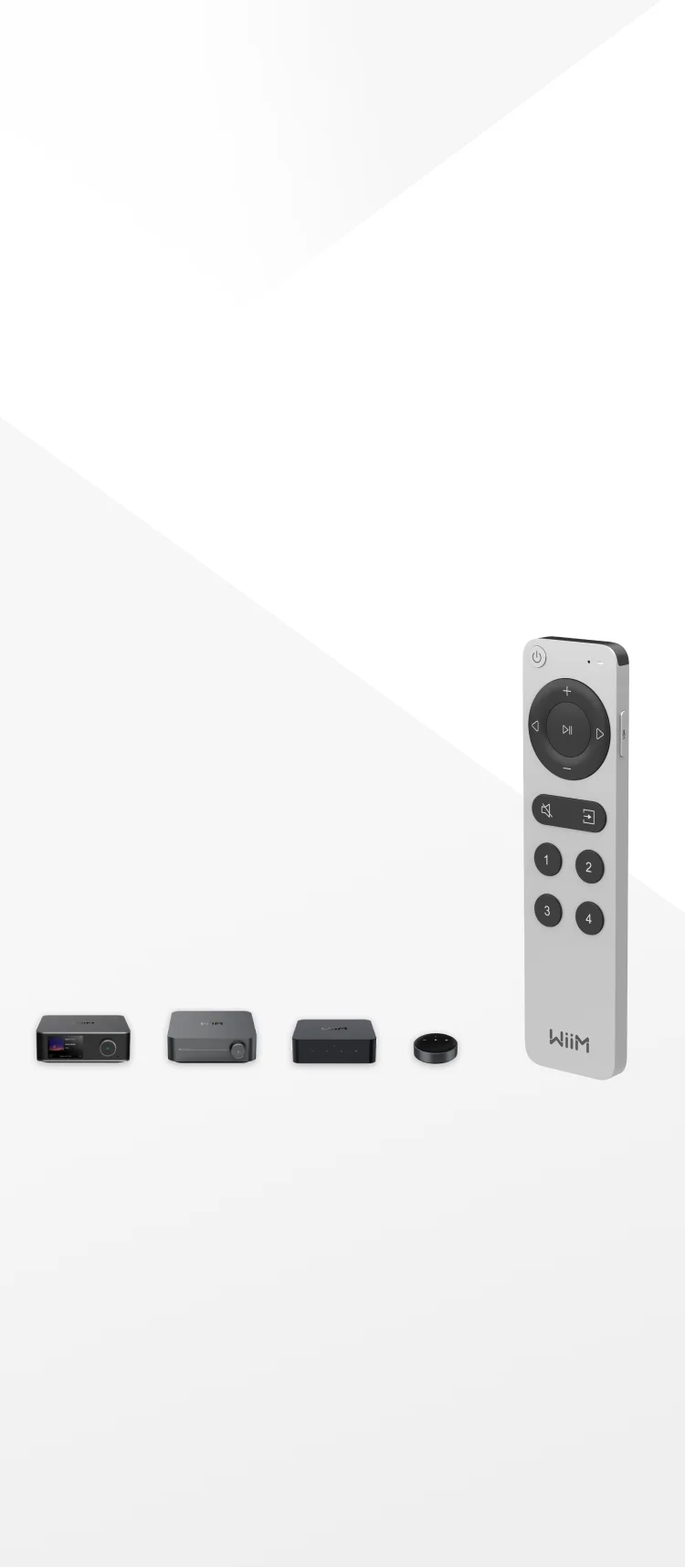 WiiM Voice Remote 2 | Seamless Control, Smarter Sound.
